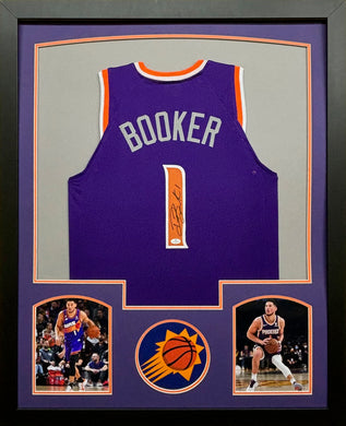 Phoenix Suns Devin Booker Signed Purple Jersey Framed & Matted with COA