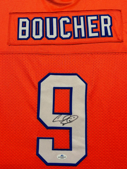 The Waterboy "Bobby Boucher" Adam Sandler Hand Signed Autographed Custom Orange Jersey Framed & Matted with COA