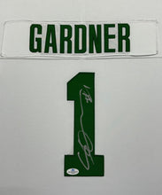 Load image into Gallery viewer, New York Jets Sauce Gardner Hand Signed Autographed Custom White Jersey Framed &amp; Matted with COA