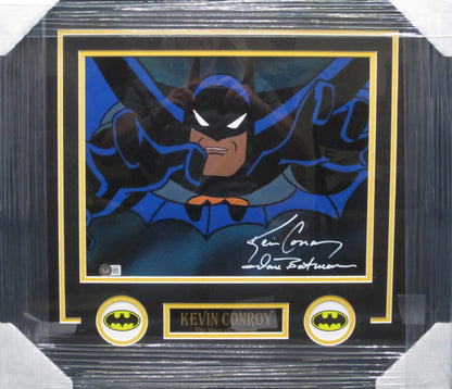 Batman Movie/Television Series "Voice of Batman" Kevin Conroy Hand Signed Autographed 11x14 Photo with I am Batman Inscription Framed & Matted with BECKETT COA