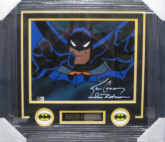 Batman Movie/Television Series "Voice of Batman" Kevin Conroy Hand Signed Autographed 11x14 Photo with I am Batman Inscription Framed & Matted with BECKETT COA