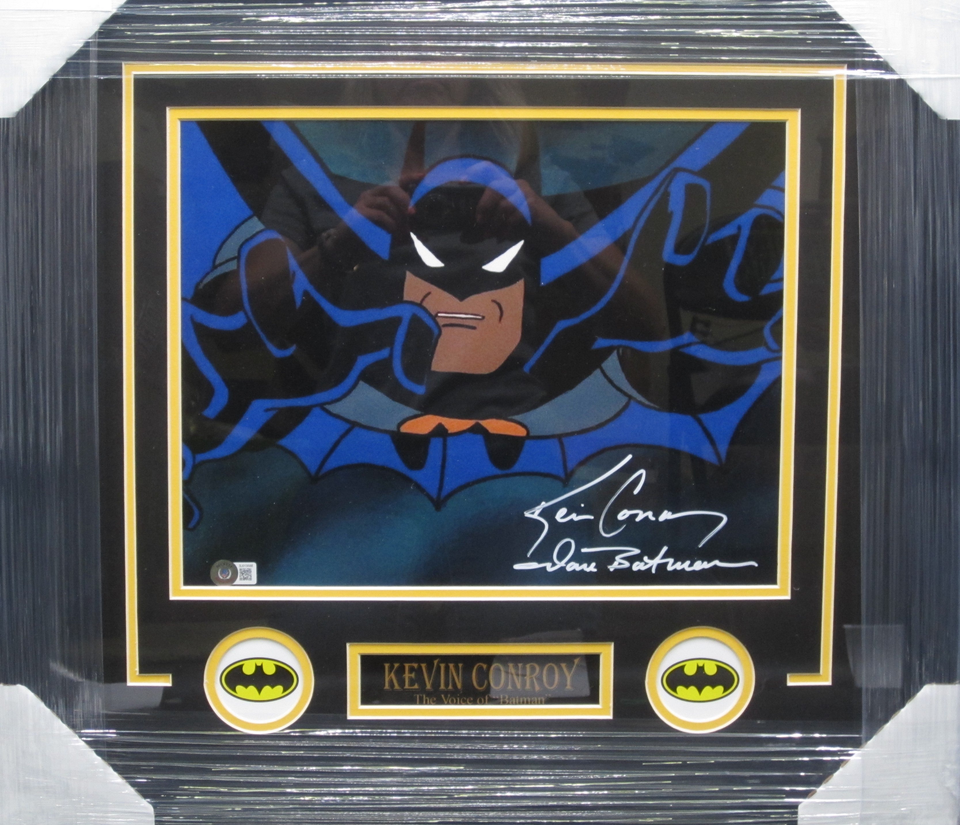 Vintage 1995 SKYBOX DC Animated BATMAN RARE FOIL CARD w/ KEVIN CONROY AUTOGRAPH outlet