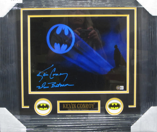 Batman Movie/Television Series "Voice of Batman" Kevin Conroy Hand Signed Autographed 11x14 Photo with I am Batman Inscription Framed & Matted with BECKETT COA