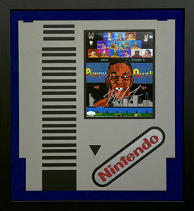 Punch-Out Mike Tyson Hand Signed Autographed 8x10 Photo Framed & Suede Matted with 3D Nintendo Designs JSA COA