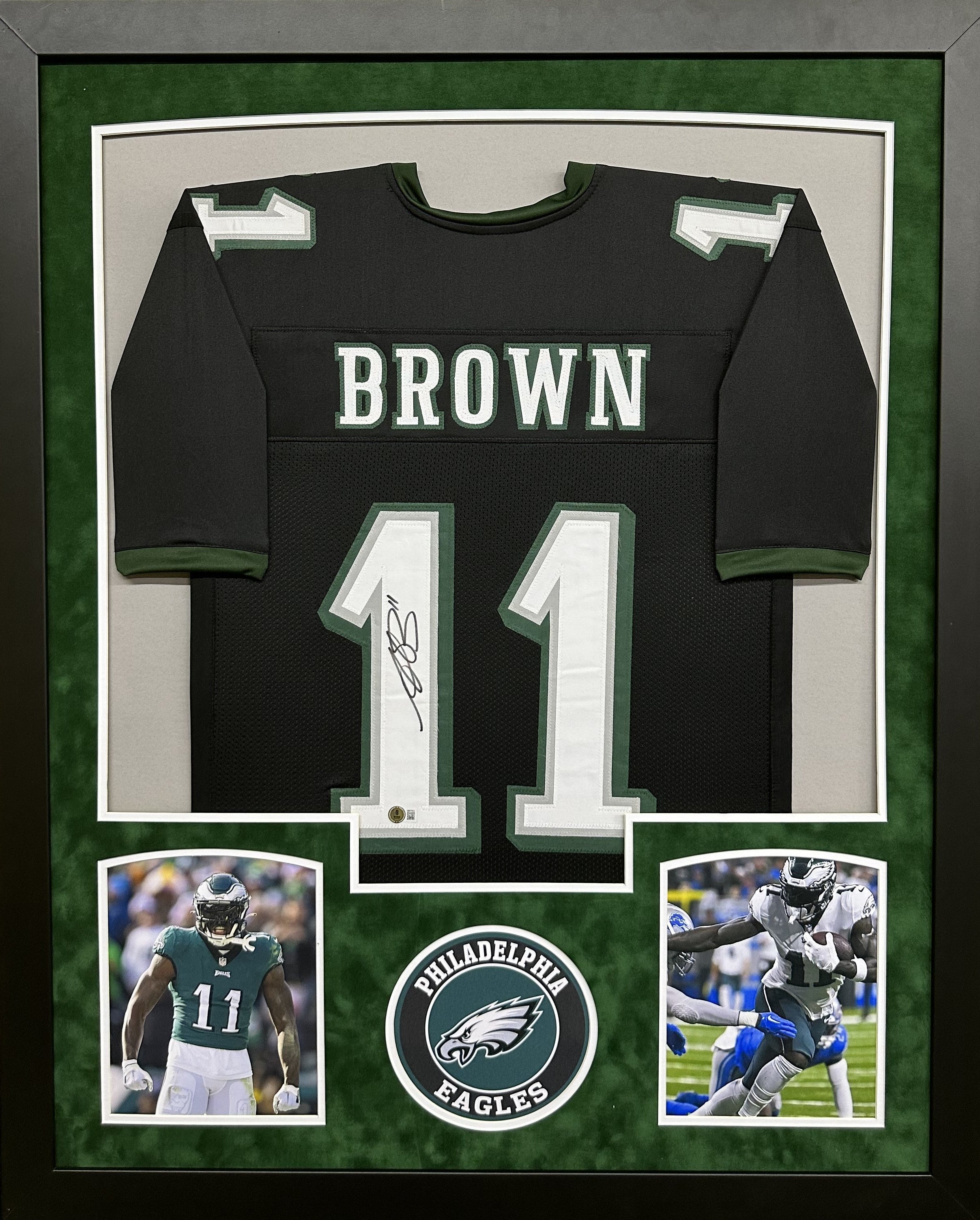 Selling AJ Brown Autographed Custom Philadelphia Eagles Jersey