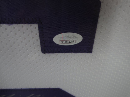 Louisiana State Tigers Jacob Phillips Signed Jersey with CHAMPS -19 Inscription Framed & Matted with JSA COA