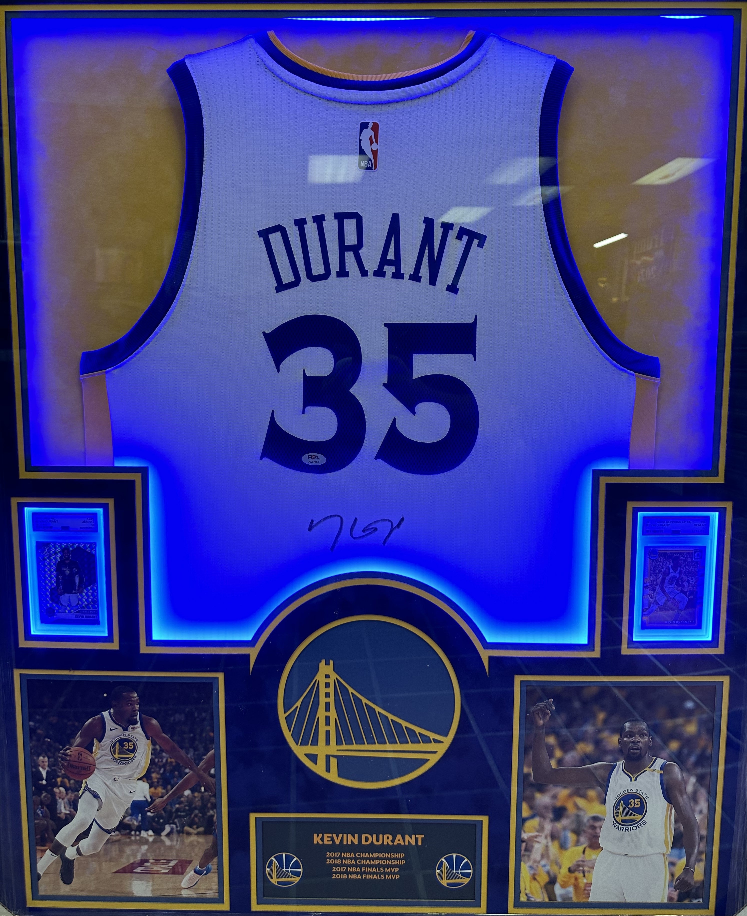 kevin durant signed jersey