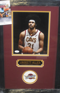 Cleveland Cavaliers Jarrett Allen Hand Signed Autographed 8x10 Photo Custom Framed & Matted with JSA COA