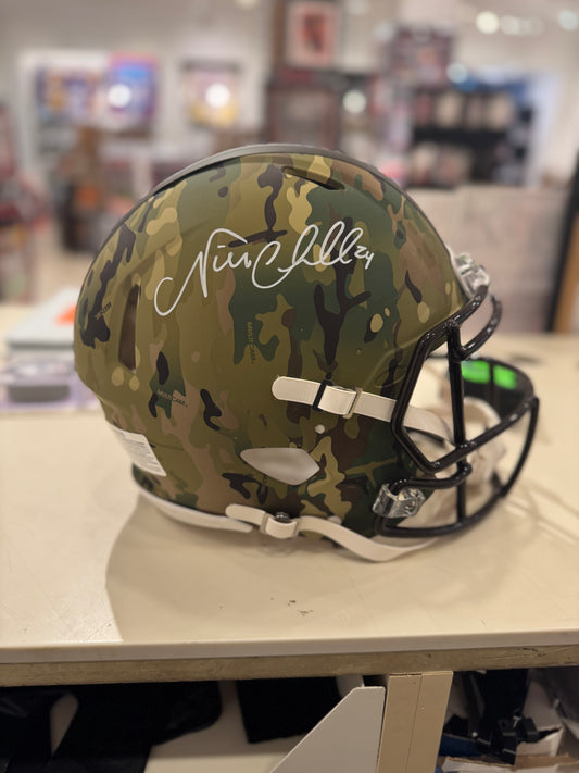 Cleveland Browns Nick Chubb Hand Signed Autographed Full Sized Helmet COA