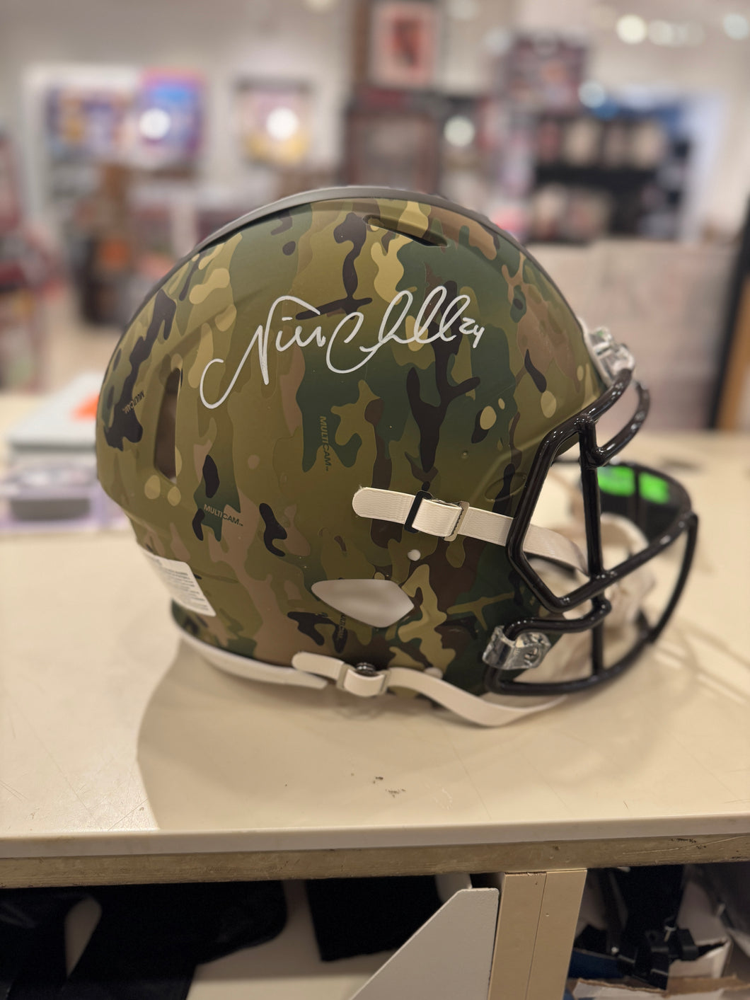 Cleveland Browns Nick Chubb Hand Signed Autographed Full Sized Helmet COA