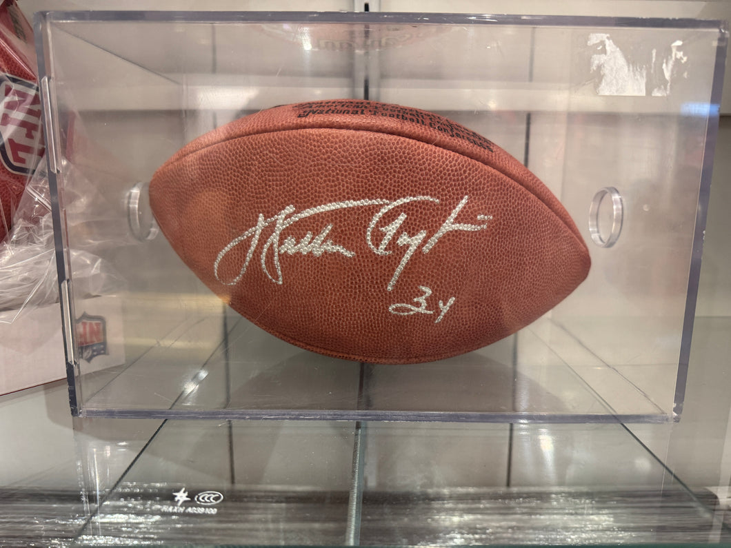 Chicago Bears Walter Payton Hand Signed Autographed Football COA