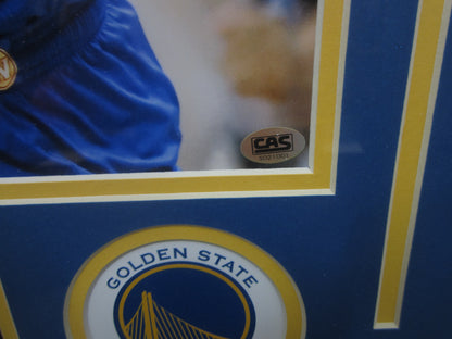 Golden State Warriors Kevin Durant Hand Signed Autographed 11x14 Photo Custom Framed & Matted with CAS COA