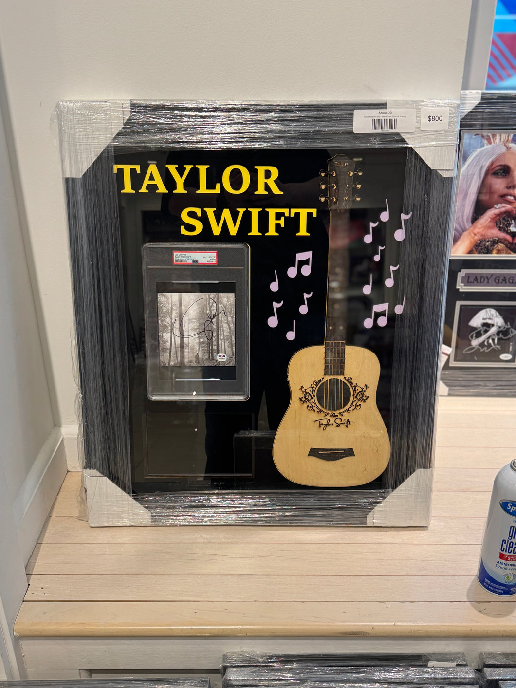 Taylor Swift Hand Signed Autographed Custom Framed CD Cover COA