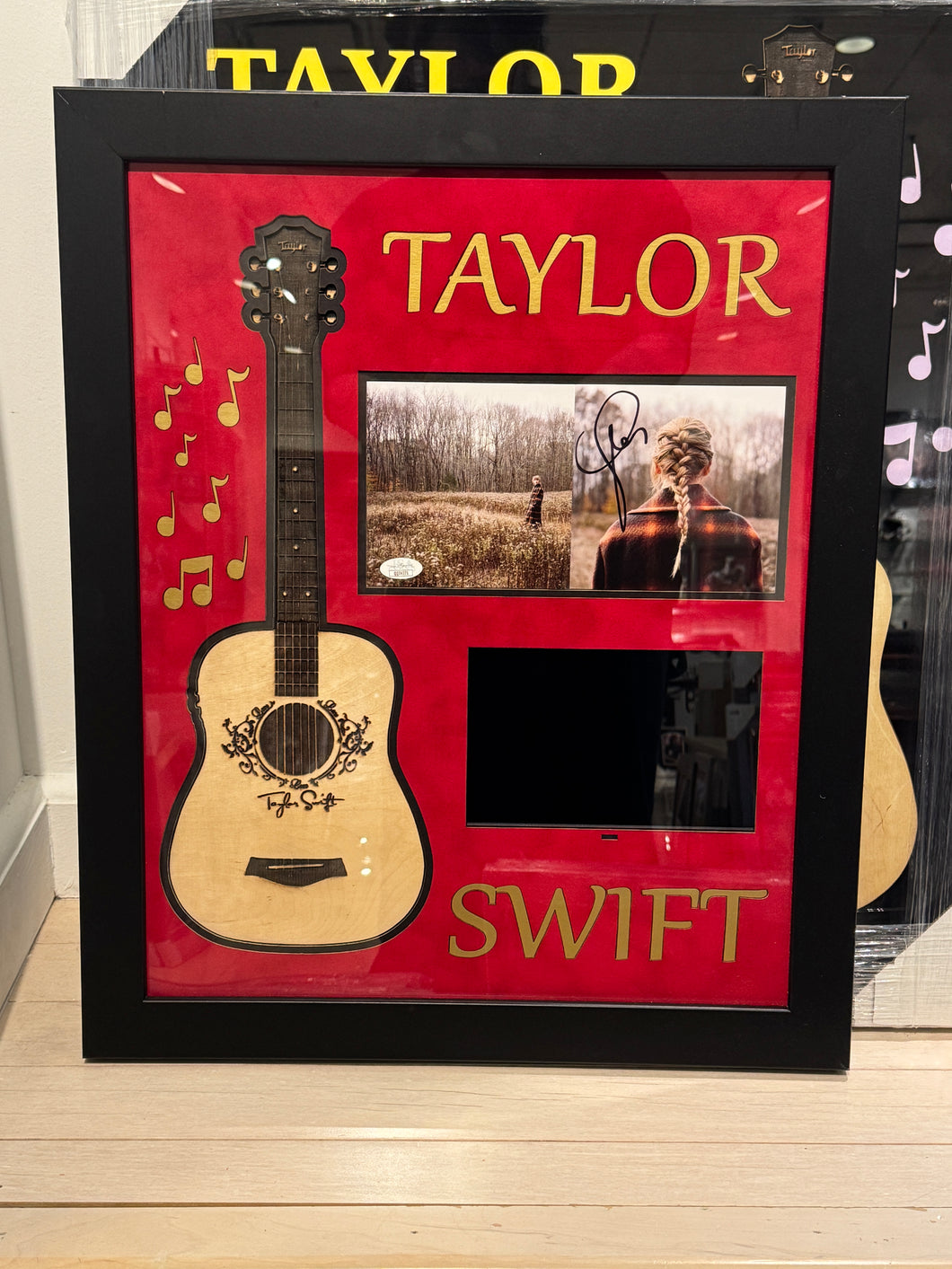 Taylor Swift Hand Signed Autographed Custom Framed CD Cover COA