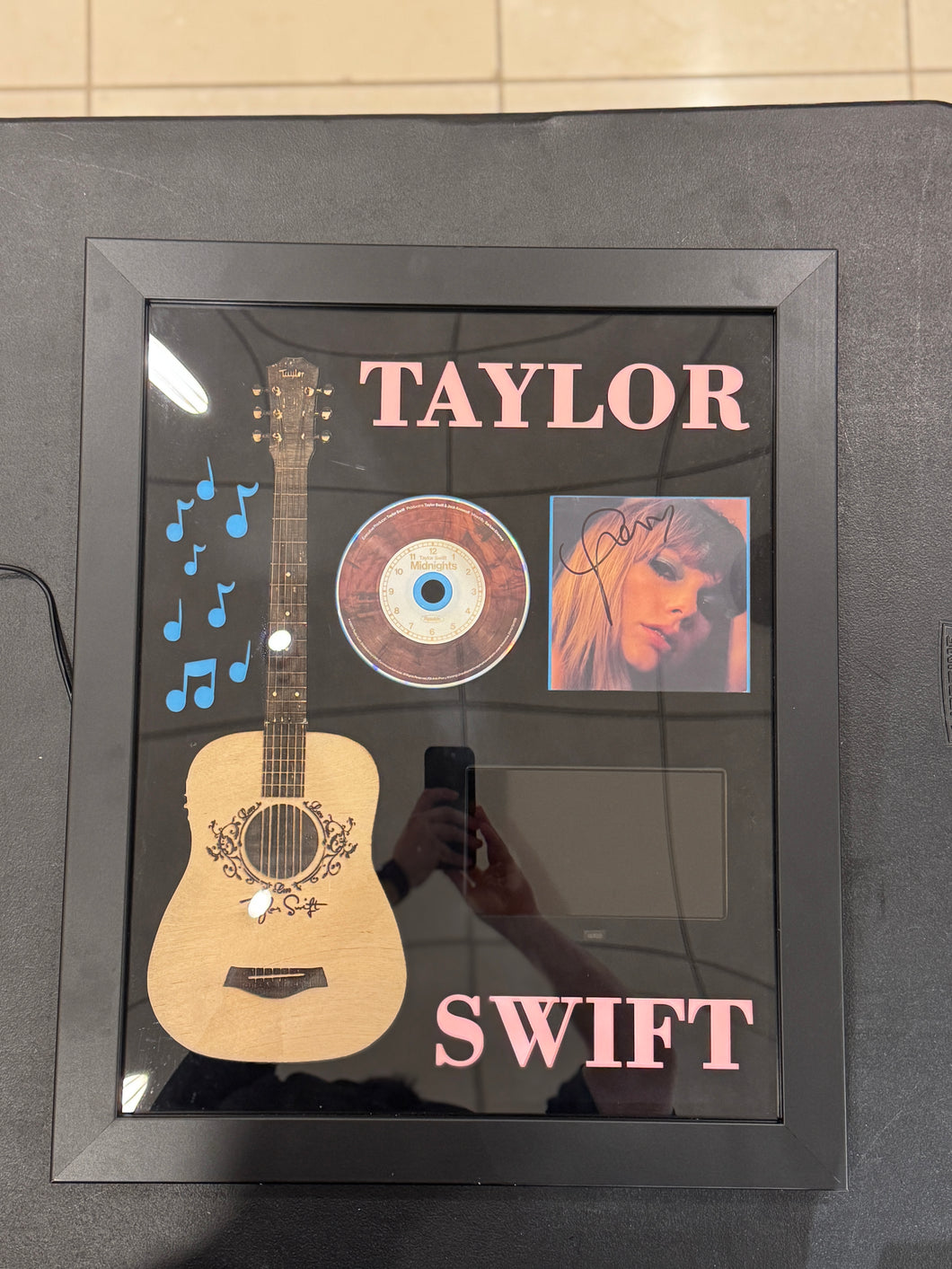 Taylor Swift Hand Signed Autographed Custom Framed CD Cover COA