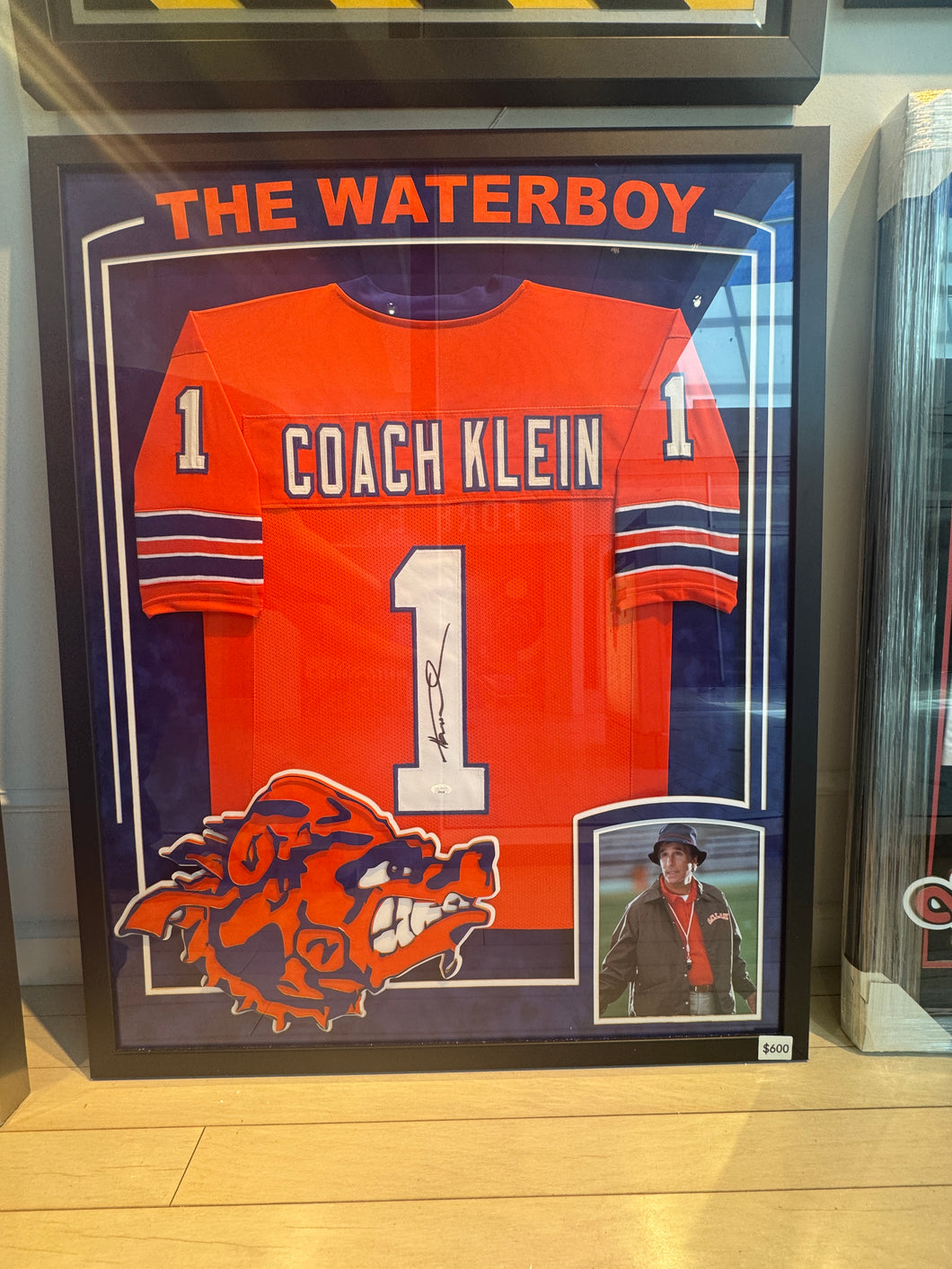 Henry Winkler Hand Signed Autographed Custom Framed Jersey COA