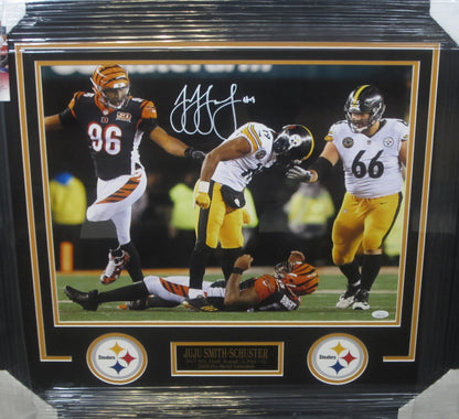 Pittsburgh Steelers Juju Smith-Schuster Signed 16x20 Photo Framed & Matted with JSA COA