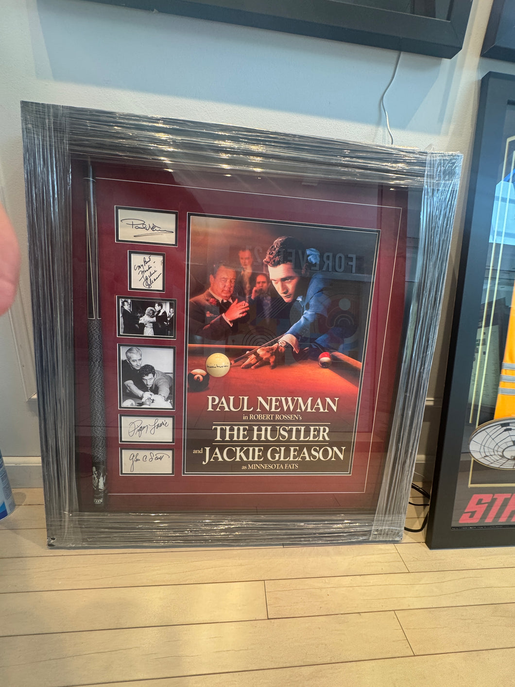 The Hustler Hand Signed Autographed 11x17 Photo Custom Framed