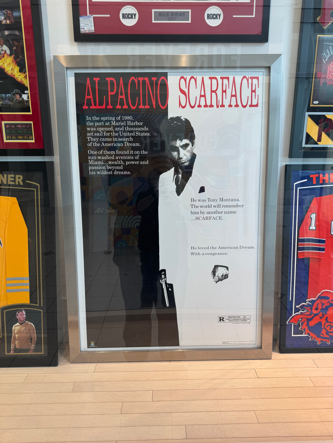 Al Pacino Hand Signed Autographed Movie Poster Custom Framed