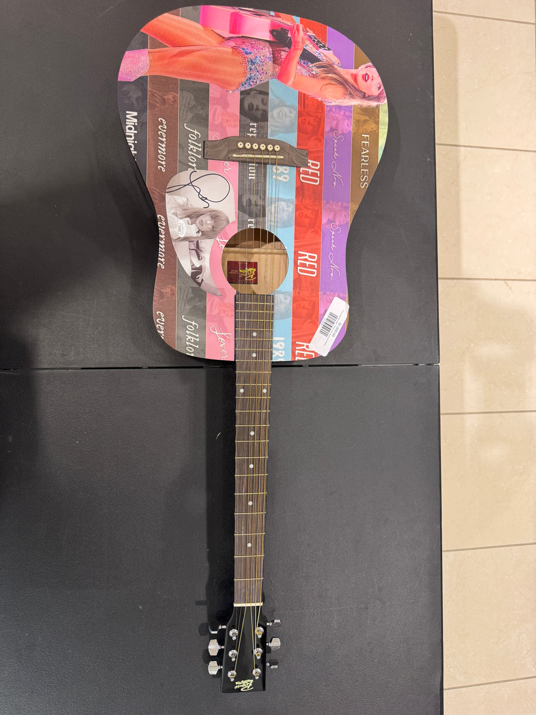 Taylor Swift Hand Signed Autographed Multi Album Guitar COA