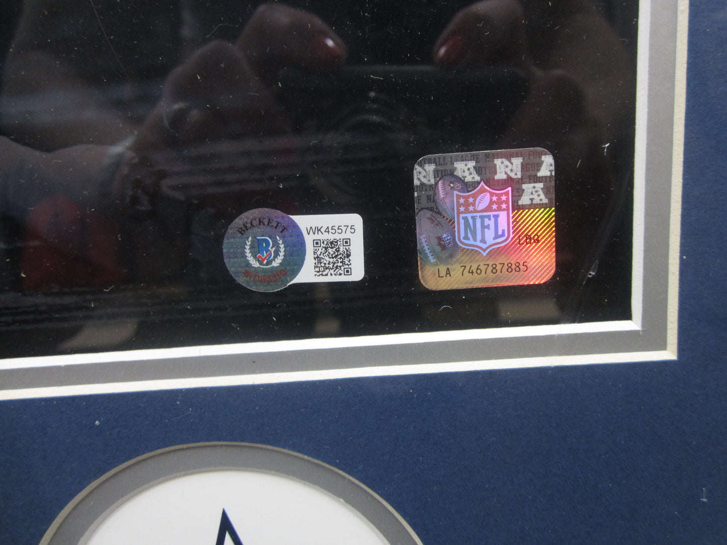 Dallas Cowboys Ezekiel Elliott Hand Signed Autographed 16x20 Photo Custom Framed & Matted with BECKETT COA