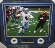 Load image into Gallery viewer, Dallas Cowboys Dak Prescott Signed 16x20 Photo Framed &amp; Matted with BECKETT COA