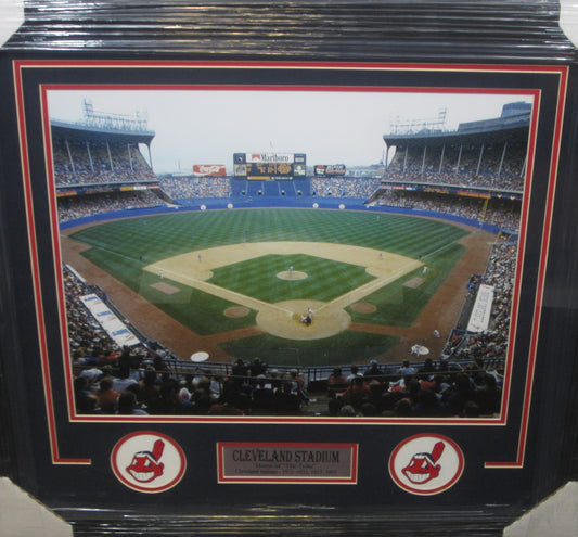 Cleveland Indians Stadium 16x20 Photo Framed & Matted