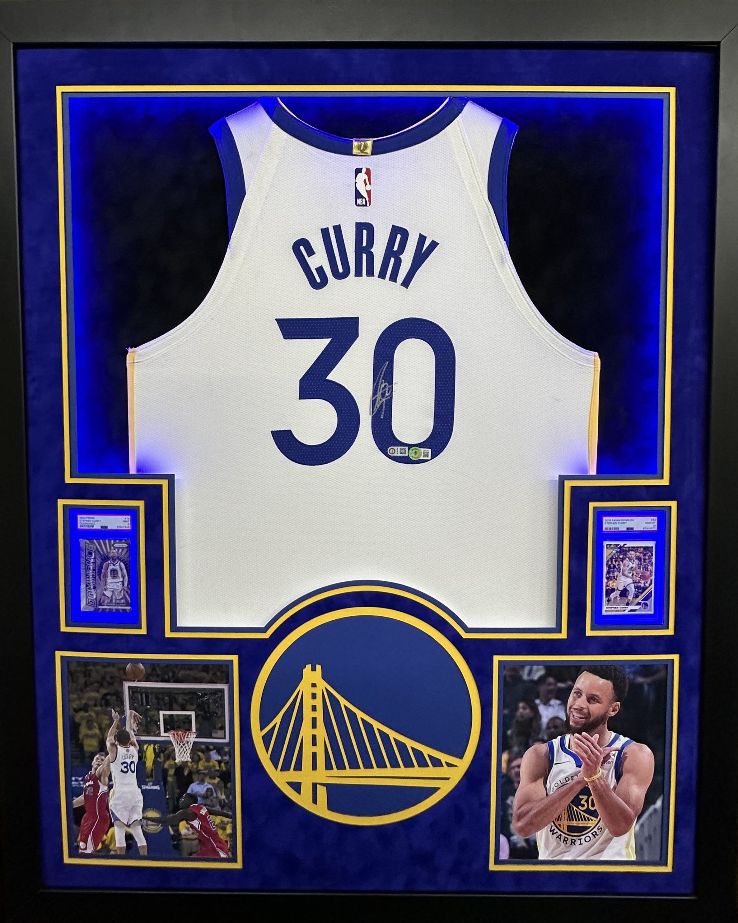 Golden State Warriors Stephen Curry Hand Signed Autographed