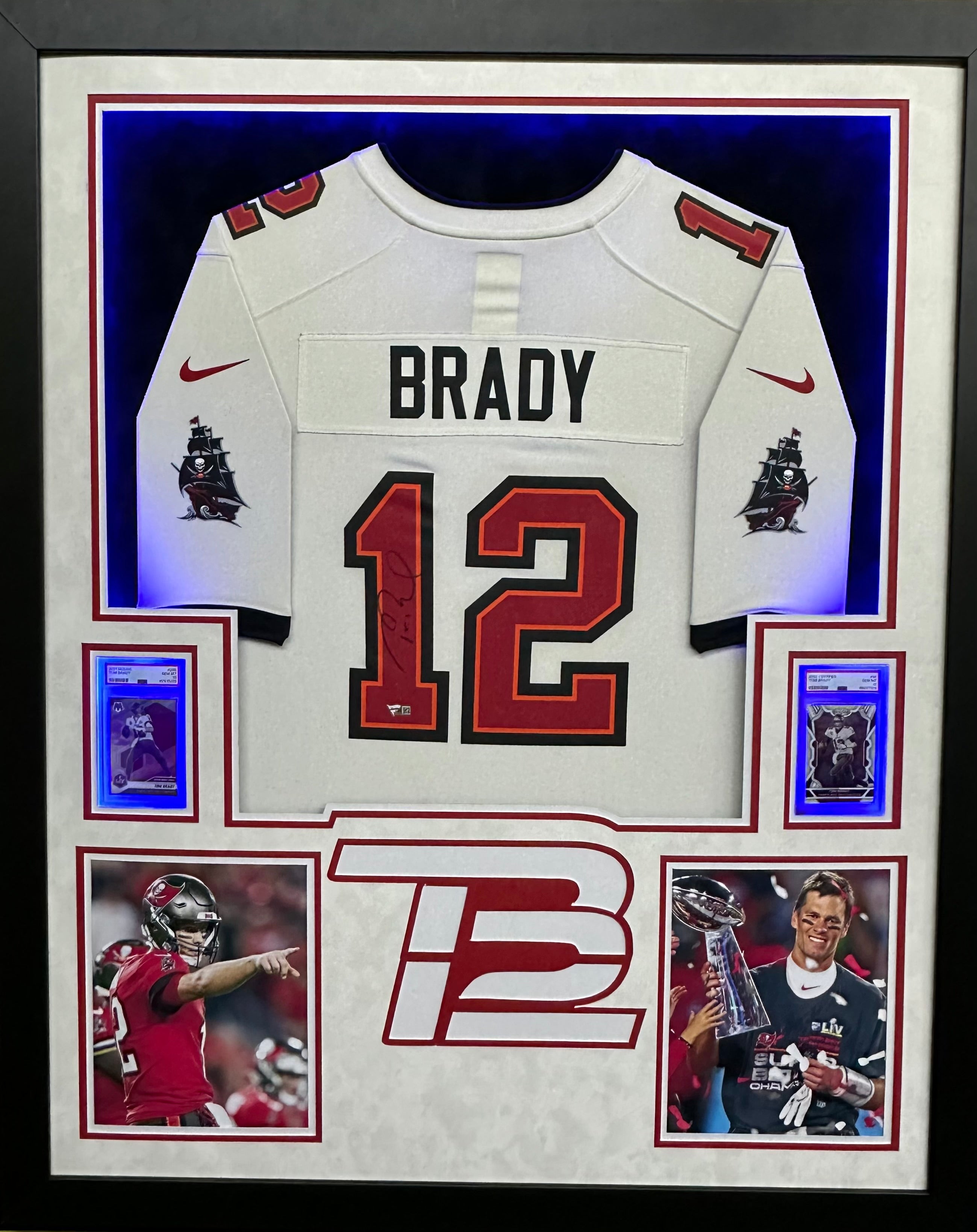 Tampa Bay Buccaneers Tom Brady Hand Signed Autographed Authentic
