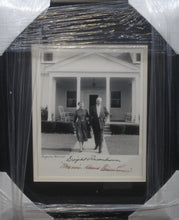 Load image into Gallery viewer, United States 34th President Dwight Eisenhower &amp; First Lady Dual Signed 8x10 Photo Framed &amp; Matted with JSA Full Letter COA