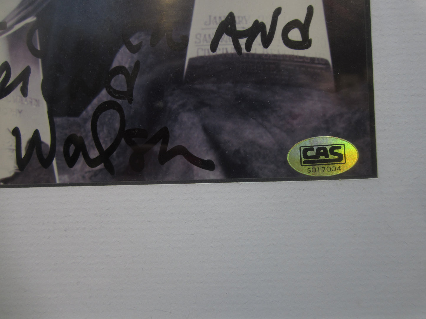 San Francisco 49ers Coach Bill Walsh Signed 8x10 Photo Framed & Matted with CAS COA