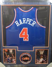 Load image into Gallery viewer, Cleveland Cavaliers Ron Harper Signed Jersey Framed &amp; Matted with PSA COA