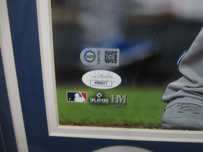 Toronto Blue Jays Vladimir Guerrero Jr. Hand Signed Autographed 16x20 Photo Custom Framed & Matted with JSA COA
