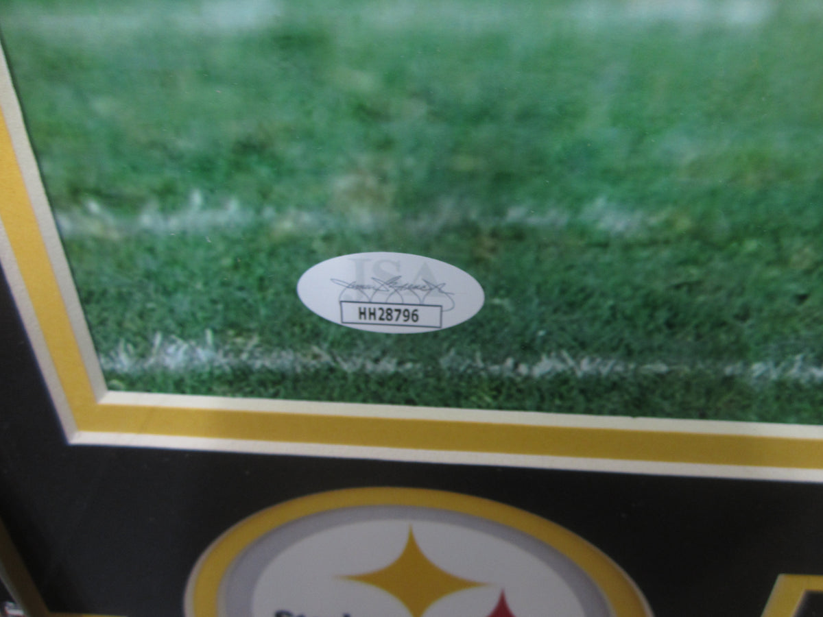 Pittsburgh Steelers T.J. Watt Signed 16x20 Photo Framed & Matted with JSA COA TJ