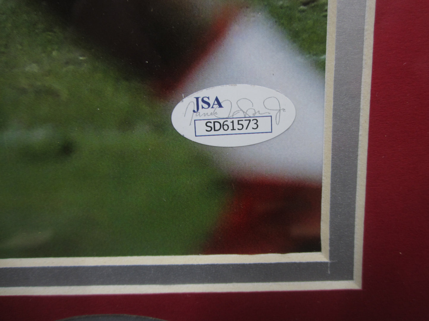 The Ohio State University Buckeyes Dwayne Haskins Hand Signed Autographed 16x20 Photo with 25/37, 3 TDS, & 251 YDS Inscriptions Custom Framed & Matted with JSA COA