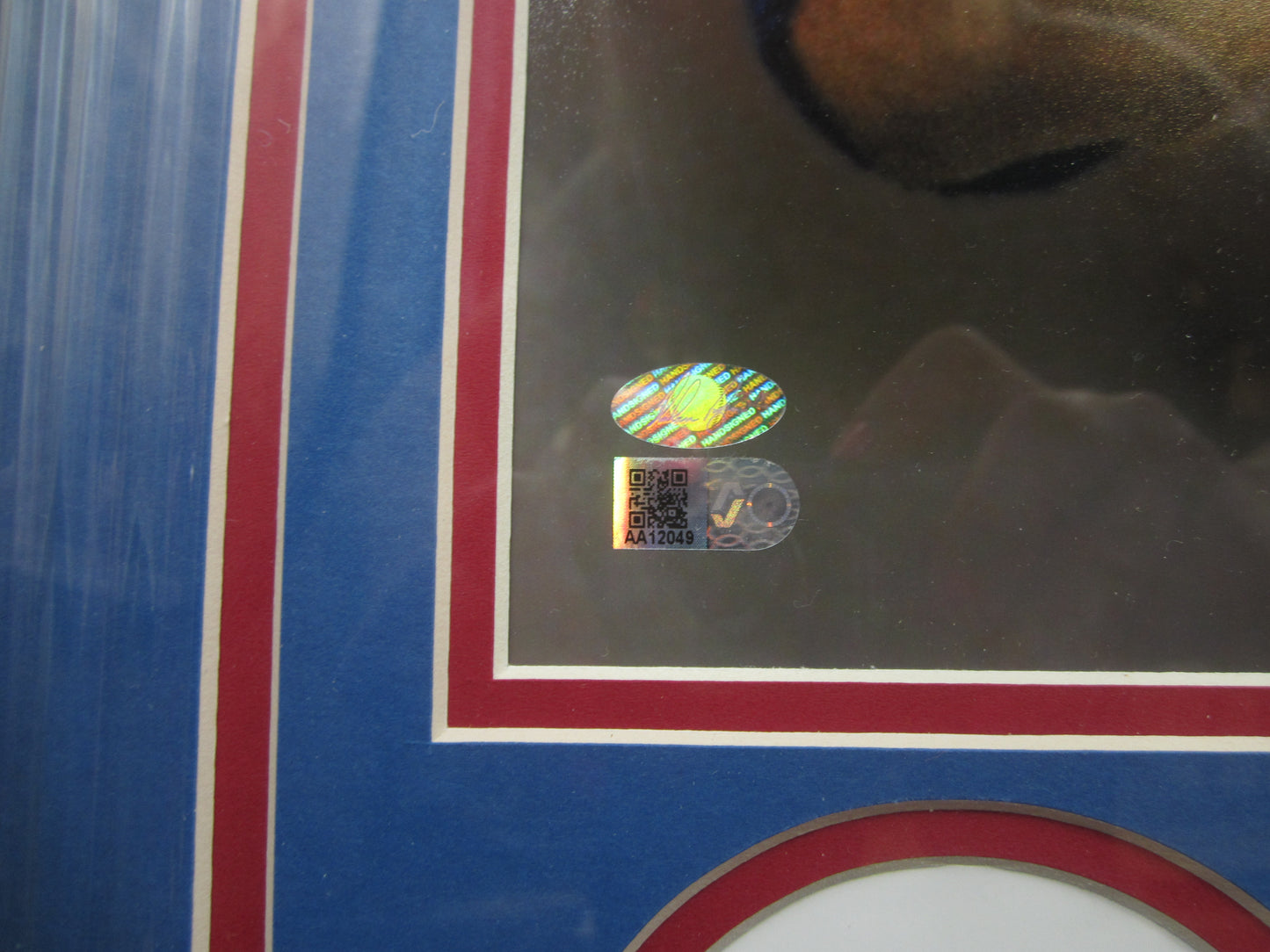 Texas Rangers Nolan Ryan Hand Signed Autographed 16x20 Photo Custom Framed & Matted with Nolan Ryan Hologram COA