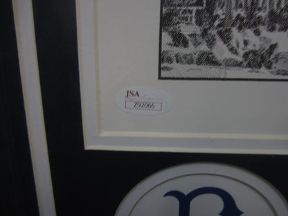Brooklyn Dodgers Hall of Famers & Stars Multi Hand Signed Autographed 16x20 Photo Custom Framed & Matted with JSA COA