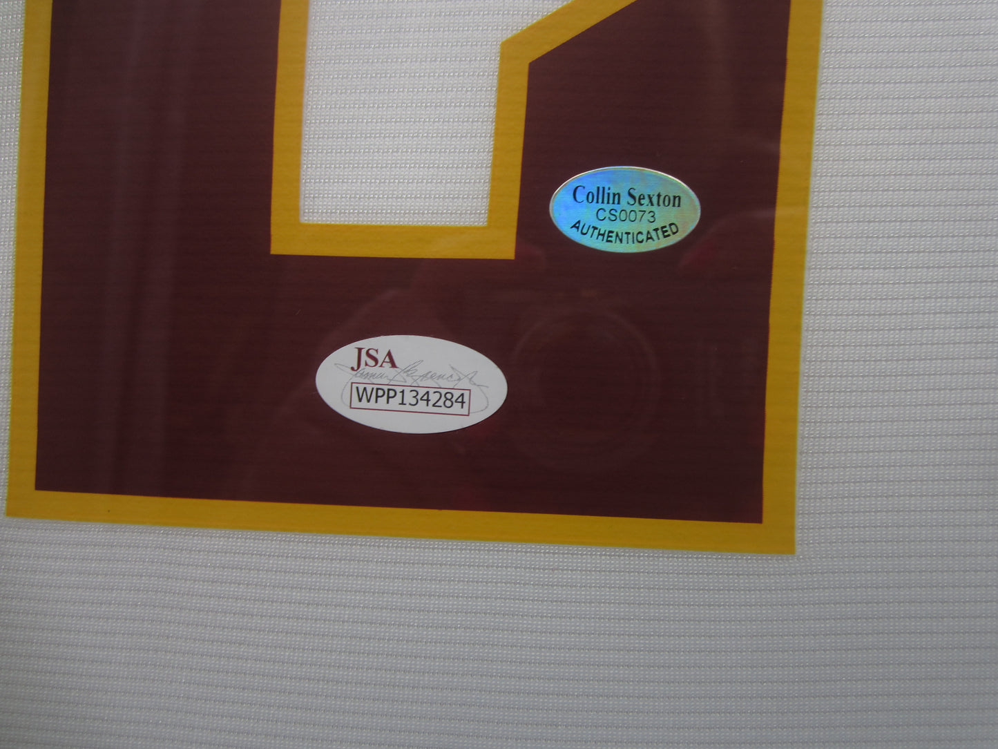 Cleveland Cavaliers Collin Sexton Hand Signed Autographed Custom White Jersey Framed & Matted with Player & JSA COA