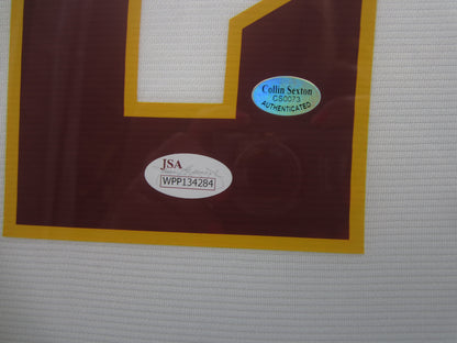 Cleveland Cavaliers Collin Sexton Hand Signed Autographed Custom White Jersey Framed & Matted with Player & JSA COA