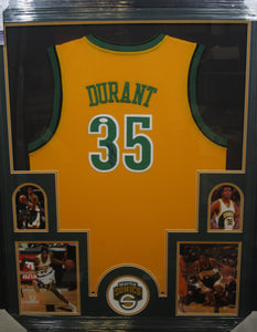 Seattle SuperSonics Kevin Durant Signed Jersey Framed & Matted with JSA COA