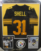 Load image into Gallery viewer, Pittsburgh Steelers Donnie Shell Signed Jersey with HOF 20 Inscription Framed &amp; Matted with JSA COA