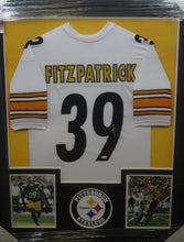 Load image into Gallery viewer, Pittsburgh Steelers Minkah Fitzpatrick Signed Jersey Framed &amp; Matted with JSA COA