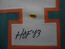 Load image into Gallery viewer, Miami Dolphins Paul Warfield Signed Jersey with Perfect Season &quot;17-0&quot;, HOF &#39;83, Super Bowl VII, Super Bowl VIII, &amp; 70&#39;s All Decade Inscriptions Framed &amp; Matted with CAS COA