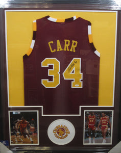 Cleveland Cavaliers Austin Carr Signed Jersey Framed & Matted with COA