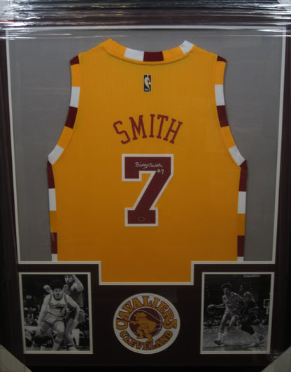 Cleveland Cavaliers Bingo Smith Hand Signed Autographed Custom Gold Jersey Framed & Matted with CAS COA