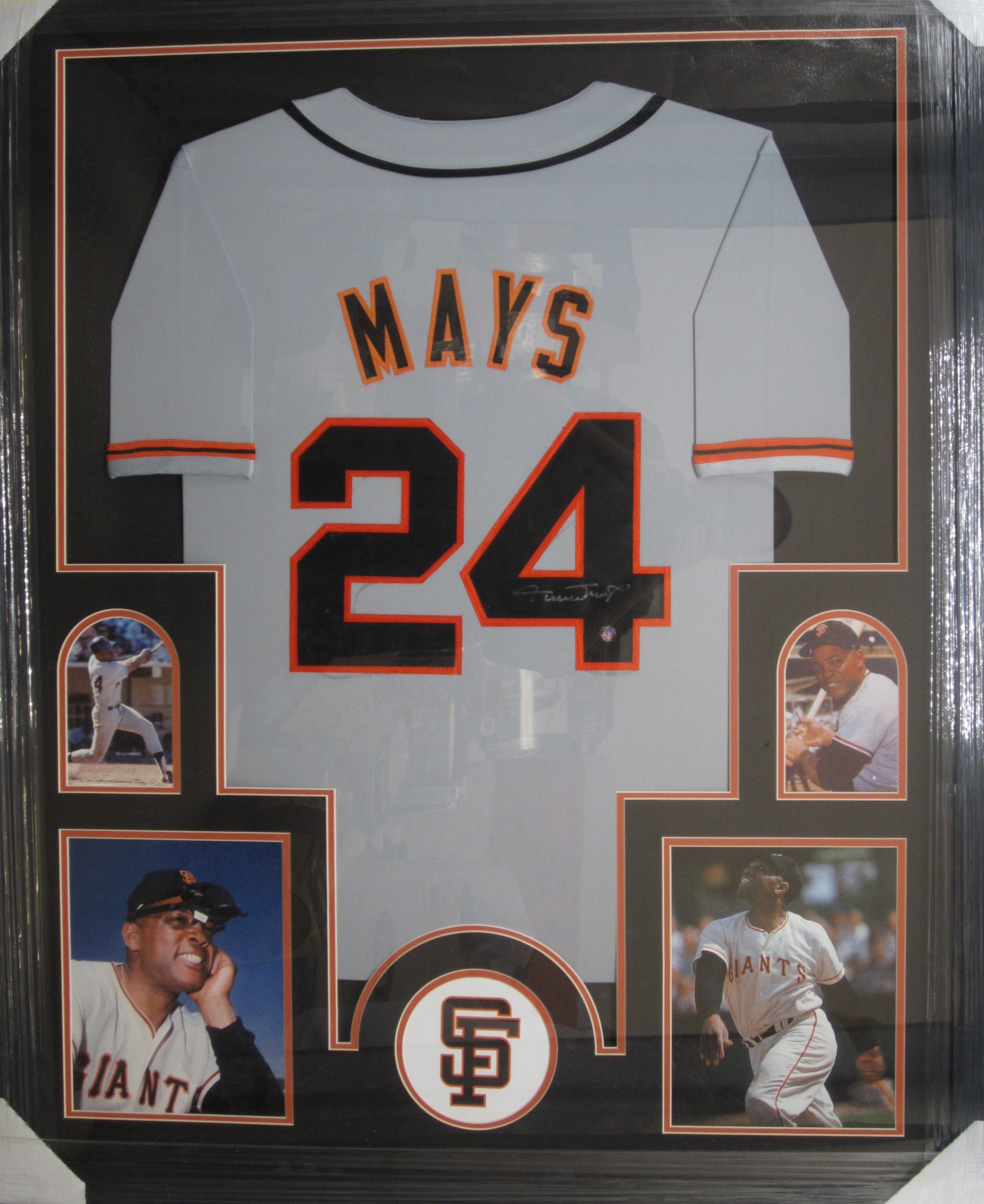 Willie Mays store Autographed Framed Photograph