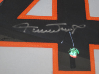 San Francisco Giants Willie Mays Hand Signed Autographed Custom Gray Jersey Framed & Matted with COA