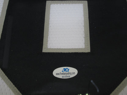 Oakland Raiders Willie Brown Hand Signed Autographed Custom White Jersey Framed & Suede Matted with COA