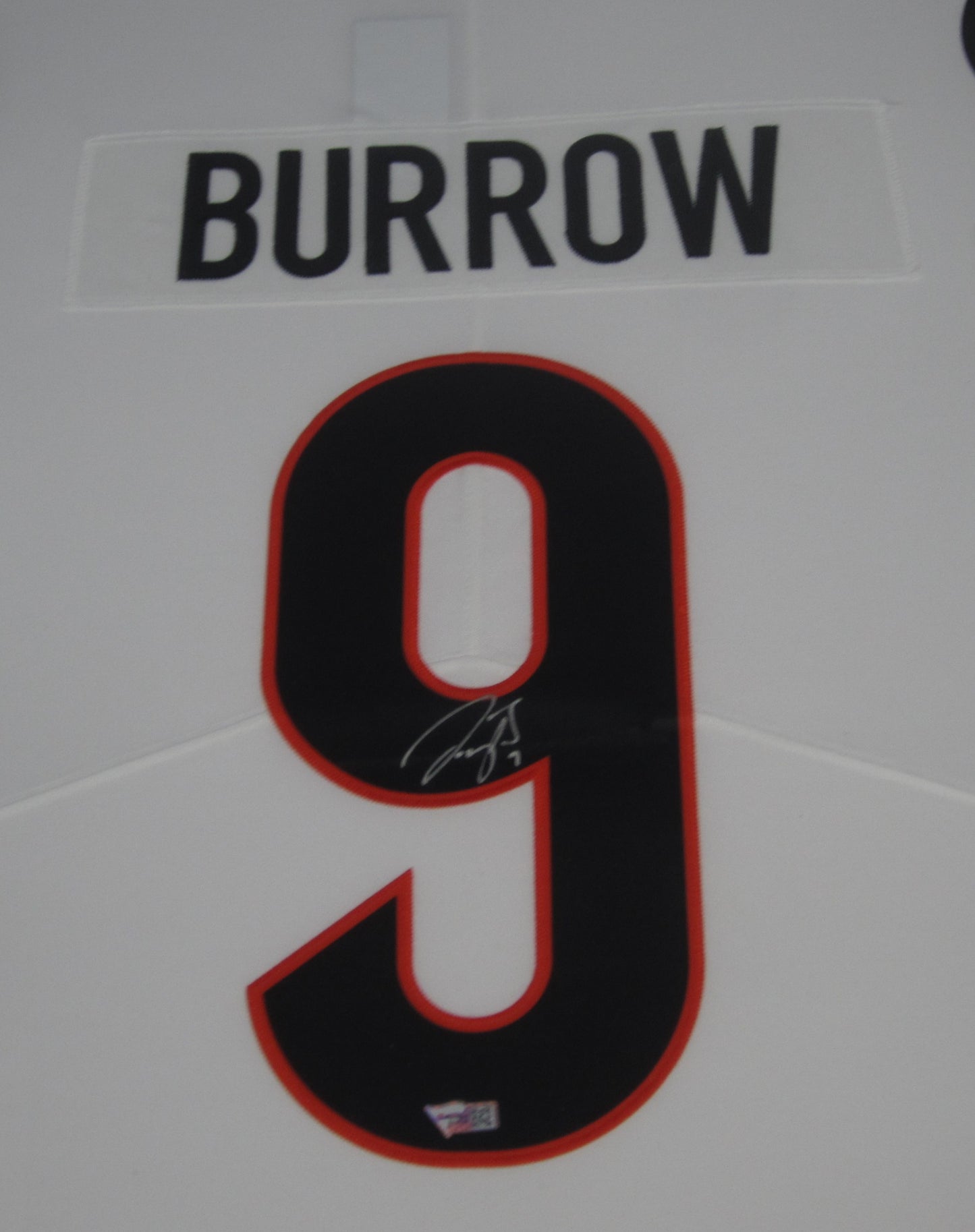 Cincinnati Bengals Joe Burrow Hand Signed Autographed Authentic White Jersey Framed & Matted with FANATICS Authentic COA
