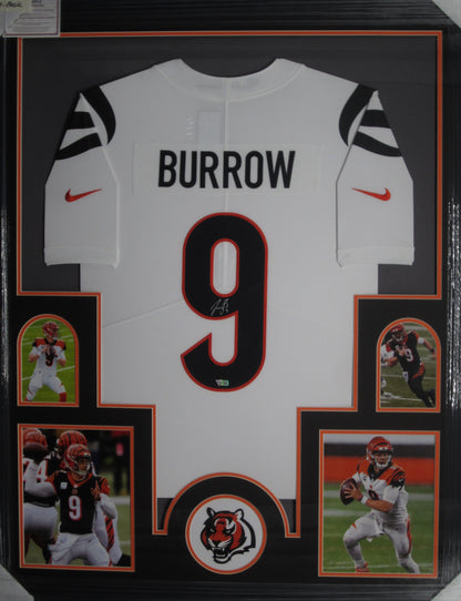 Jersey Framing - Vertical Style with Four Pictures